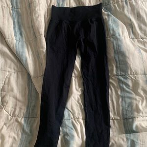 Shein Black Scrunch Leggings